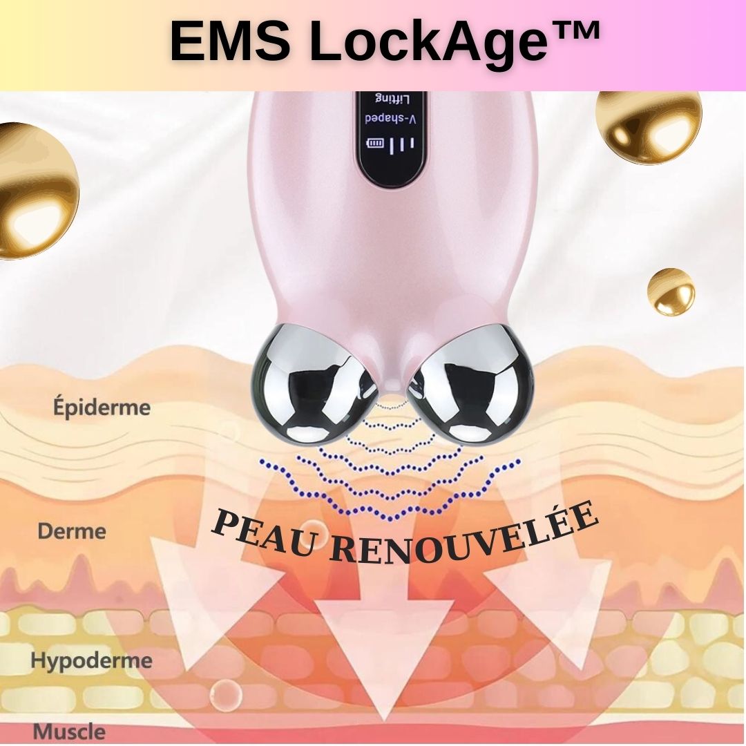 Appareil Massage Visage | EMS LockAge™